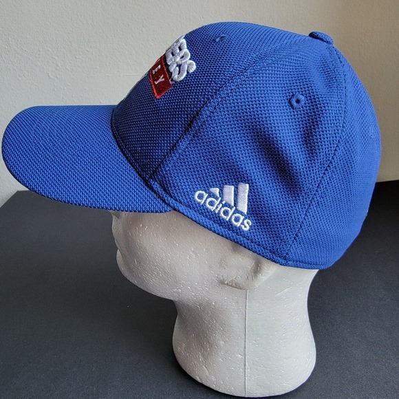 EUC New York Rangers‎ Adidas Size Small Medium Baseball Hat Cap Blue Fitmax - Picture 3 of 8